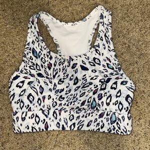 Fabletics Leopard Print Sports Bra